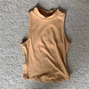 Cream/Tan tank top. Size small.